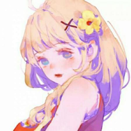 手绘头像女可爱二次元