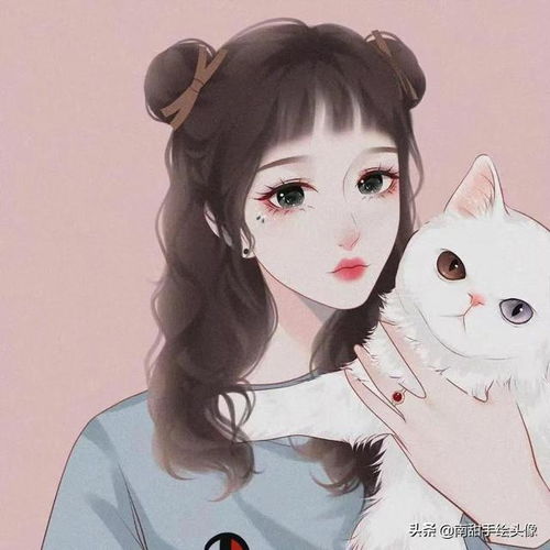 换新头像啦甜美俏皮的真人手绘动漫头像精致又妩媚