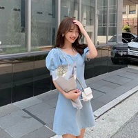泡泡袖连衣裙头像唯美女生泡泡袖连衣裙头像