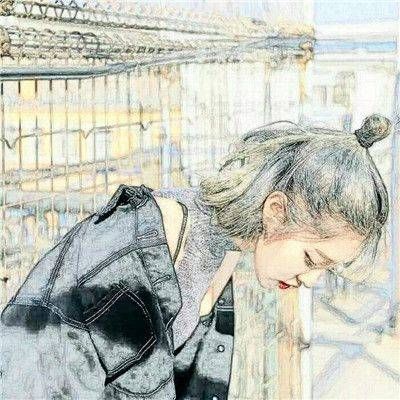 女生手绘头像小清新高清图片2018不论结局感谢相遇