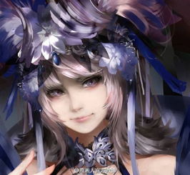 二次元女生动漫头像,很漂亮华丽的