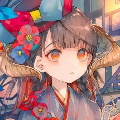 图少女动漫头像古风系列