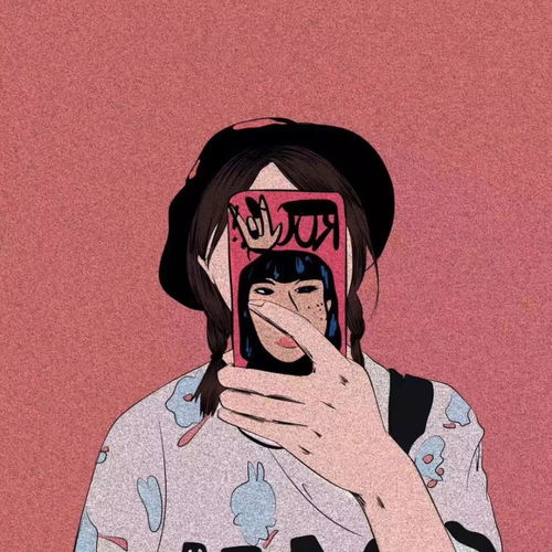 女生动漫头像,孤独惯了,有人陪伴反而觉得不安