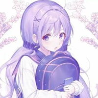 动漫紫色头像动漫女生唯美紫色系头像