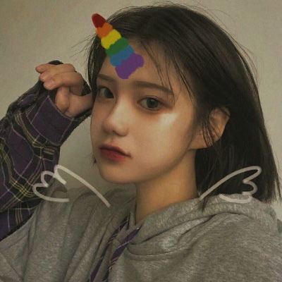 超仙女生头像原宿风很朦胧很仙的头像滤镜
