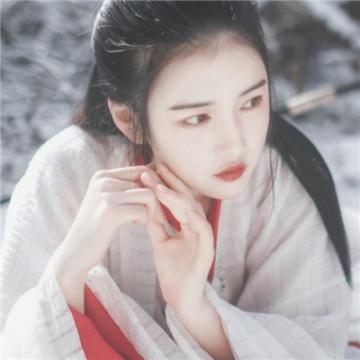 最新版2020唯美女生白衣古风头像我的心要有多大才能装下你