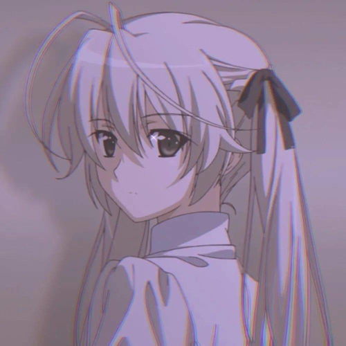 动漫女生头像也曾想跟你一起看星星