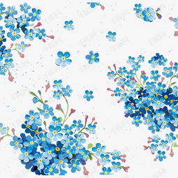 手绘小碎花背景图素材图片免费下载高清图片pngpsd千库网图片编号1445051