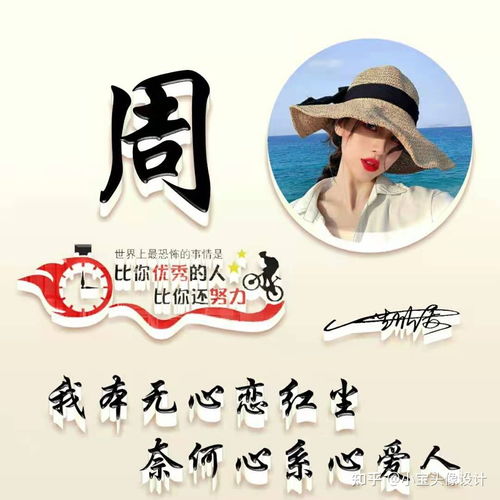 第三期我本无心恋红尘,无奈心系心爱人,单字姓氏立体头像