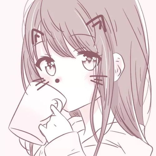 唯美梦幻粉色系动漫女生头像世界没有真相