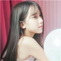 气质长发美女清纯直长发美女侧脸头像