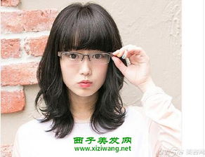 戴眼镜适合什么发型戴眼镜女生发型造型教程发型图片