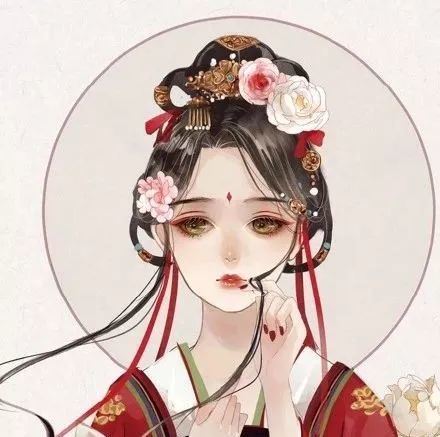 动漫古风头像我从未停止爱你,只是难过到不愿表达