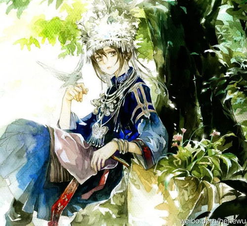 插画师eno何何舞同学的唯美古风插画作品赏析