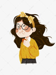 文艺小清新吃货小女孩设计可商用元素素材图片免费下载千库网