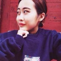 韩范白色短发女生头像微信头像图片大全