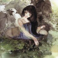 古风插画头像女淡淡的挺美微信头像图片大全