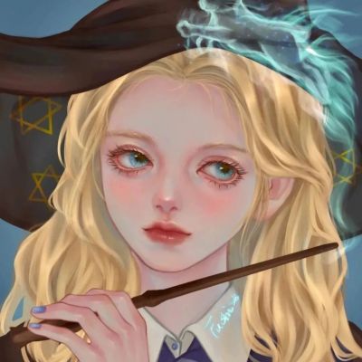 哈利波特头像动漫女生,高清好看的头像哈利波特女生漫画图片