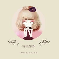 花花姑娘头像,可爱花花姑娘卡通头像圆形边框