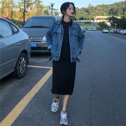 ins2019春秋新款宽松短款bf风牛仔褂外套女韩版牛仔服上衣百搭潮