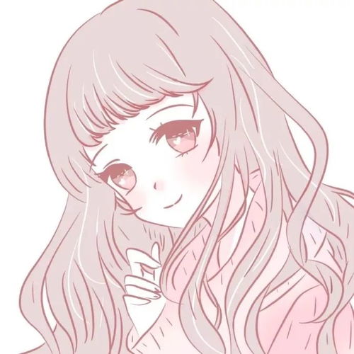 粉色动漫唯美头像