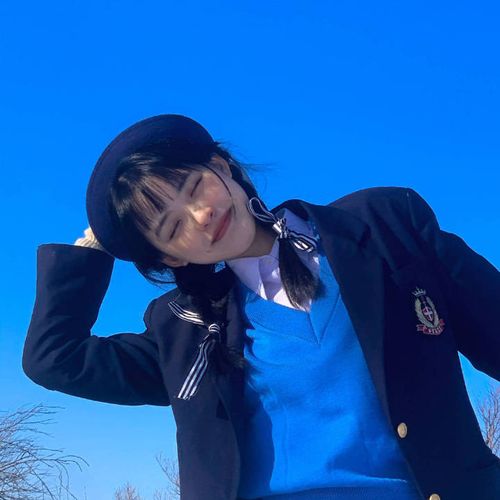 ins小众女生真人头像
