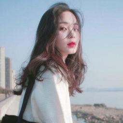 女生清新头像唯美侧脸
