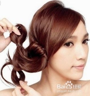 小清新可爱减龄盘发