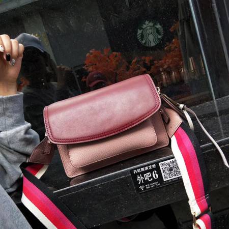 小童马ins风高级感包包洋气质感新款真皮宽带斜挎包女神c