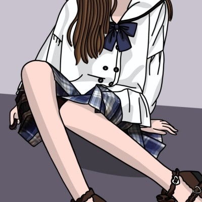 二次元女生头像想念那个傻傻的爱笑女孩