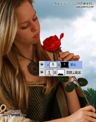 photoshop图片合成教程玫瑰女孩创意图片