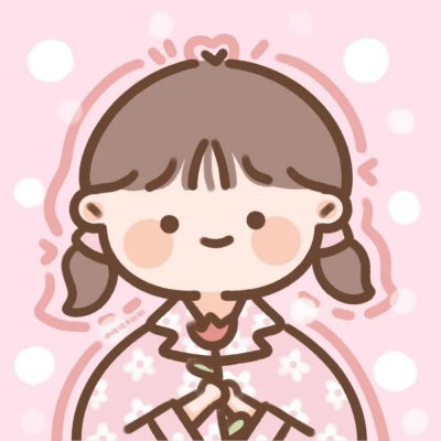 江孑可爱卡通简笔画手绘女头画卡通动漫头像我要个性网