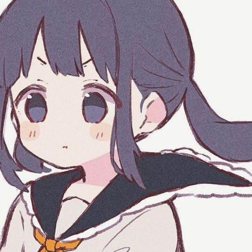 动漫头像二次元小女生头像,一起和好朋友跨年