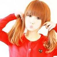 红色背景头像女生微信头像图片大全