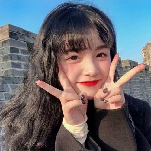 超火小清新女生头像等星星都睡着了,再说想你