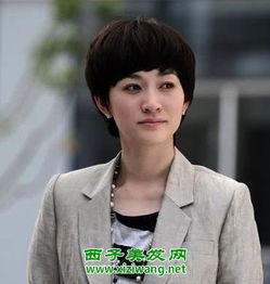 女生帅气短发发型图片示范如何变帅气美女