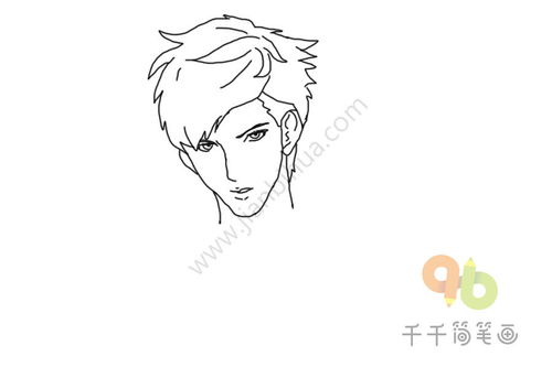 q版吴亦凡简笔画图片教程