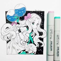 17岁高中少女的二次元漫画画的每一个小姐姐我都想追求