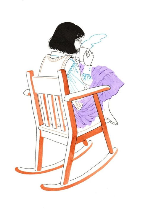 是夏天的味道ins风极简线条动漫女生小清新高清头像