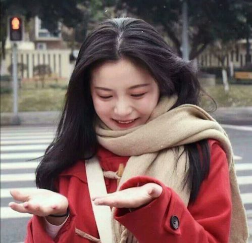 新年头像1231今晚跨年用的红色系新年女生头像