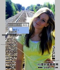 ps美女图片处理教程给漂亮的美女写真照加上好看的光线效果3