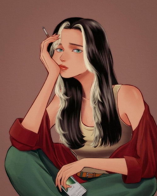 头像分享,唯美好看的插画头像