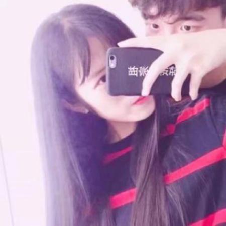 情头一男一女一左一右小清新,我没有什么天天想着你