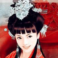 喜庆头像图片大全女红衣
