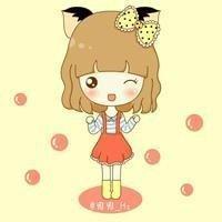 简约可爱的卡通女孩qq头像