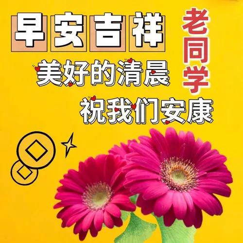 今天新版老同学早上好祝福语大全,开心快乐每一天