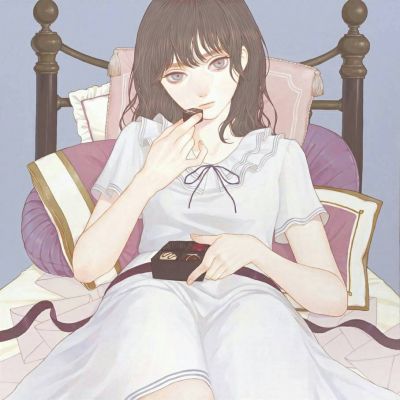 唯美复古素描女生头像高清图,唯美好看的女生素描头像