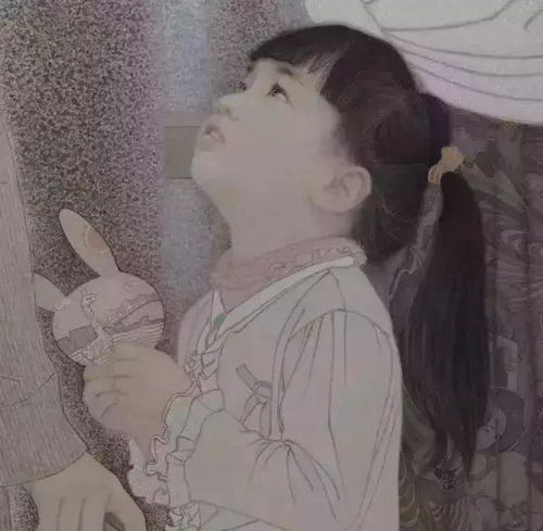 中国工笔画界的奇才范春晓,他画出了女孩清雅之气极致之美