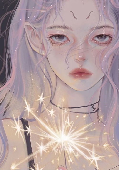 少女心向仙气插画美图壁纸任意截一个部位都是惊艳的