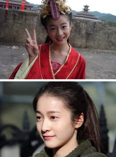 8位女童星今昔对比照,张雪迎越长越美,林妙可像换了个人一样